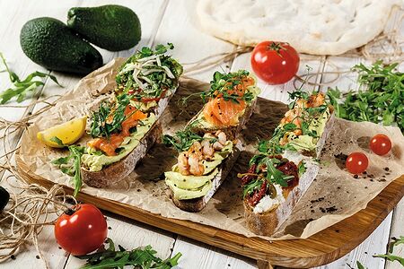 Брускетты в ассортименте