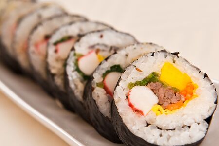 Кимпаб c мясом