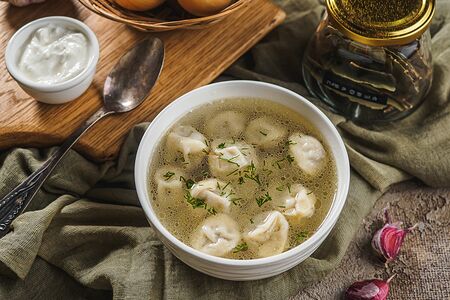 Пельмени по-татарски с говядиной