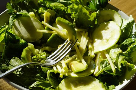 Зеленый салат