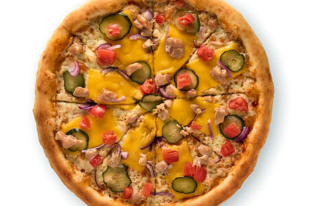 Пицца Ленивый Чикен Бургер 33