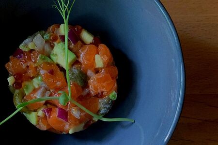 Тартар из лосося