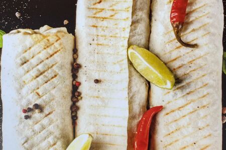 Шаурма с курицей (гигант)