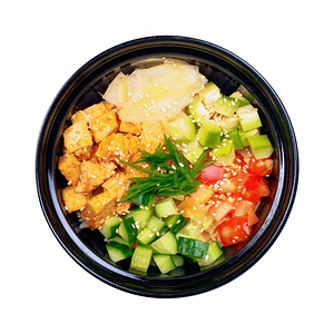 Поке с курицей