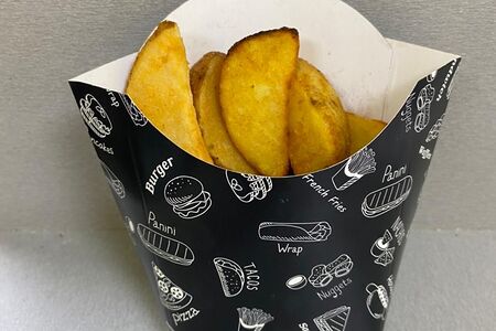 Картофель по-деревенски с соусом