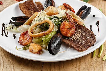 Теплый салат Жемчужина