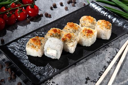 Нежный с курицей запеченный