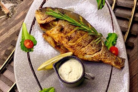 Дорадо на гриле