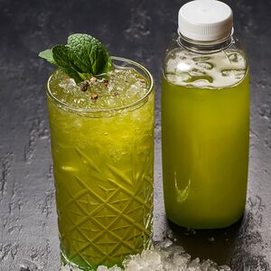 Лимонад с перчёным яблоком