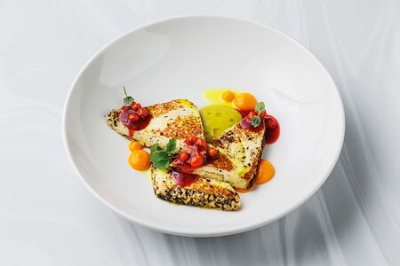 Жареный сыр халуми