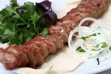 Люля-кебаб из баранины с грибами