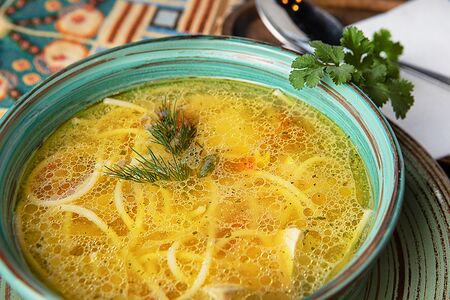 Суп-лапша с курицей