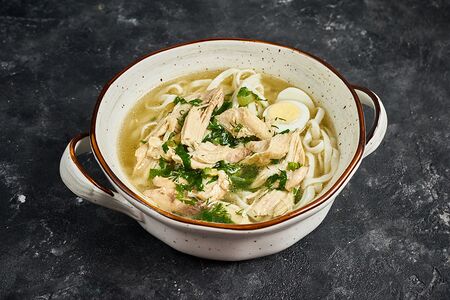 Куриный суп с домашней лапшой