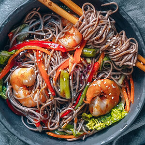 Вок №15 Соба с морепродуктами