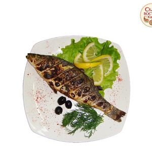 Сибас на мангале