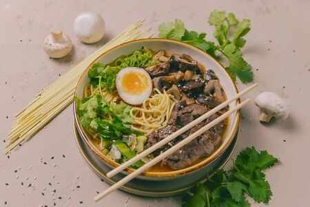 Рамен с пулькоги из говядины