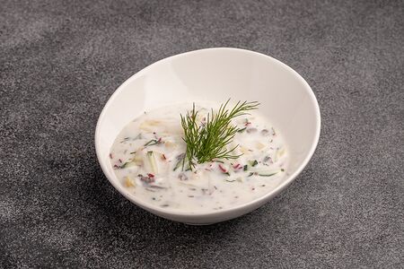 Окрошка на кефире