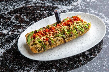 Хот-дог Evoо с крабом