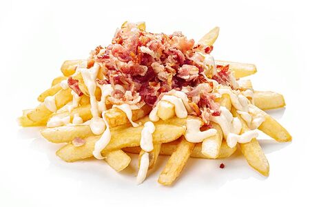 Картофель фри с беконом