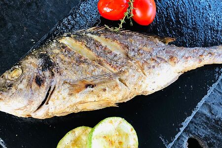 Дорадо на гриле