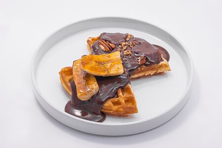 Шоколад и банан брюле