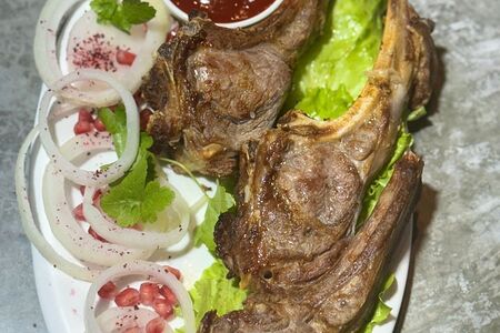 Шашлык из бараньих ребров