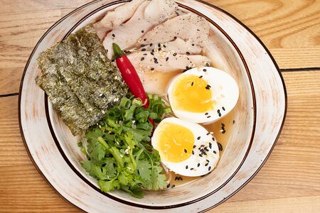 Рамен с курицей