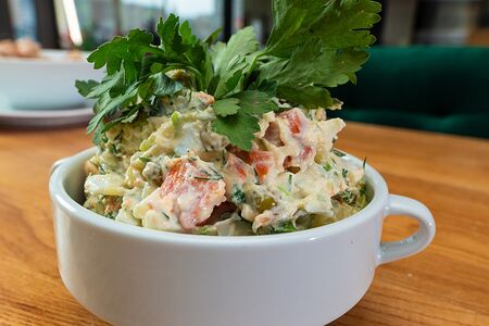 Оливье с овощами