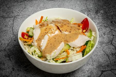 Pho tom. Салат с соусом Гамадари. Салат нома. Курица Гамадари. Ном га.