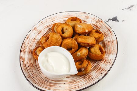 Жаренные пельмени