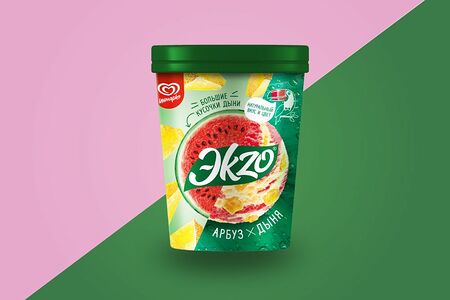 Мороженое Эkzo Арбуз-дыня Ведро