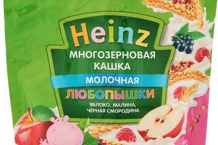 Heinz ЛюбопышкаКаша молоч м/зерн/Яблоко/ Малина/ Смород