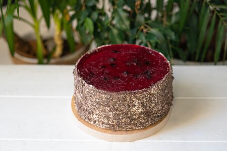 Лимонный с черникой