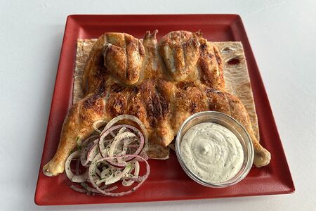 Курица гриль на углях