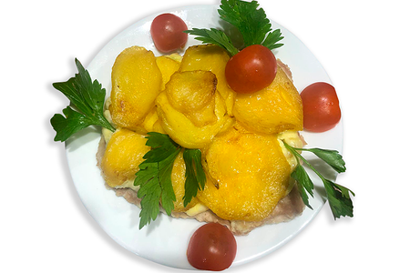 Свинина По-домашнему запеченая с картофелем