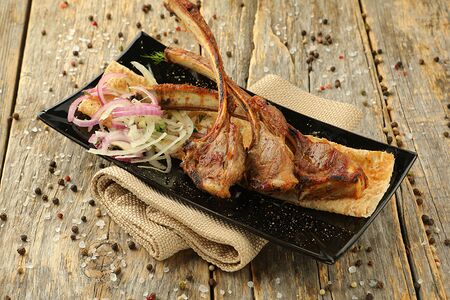 Шашлык из бараньей корейки