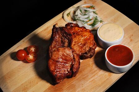 Шашлык из cвинoй корейки