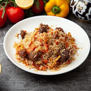 Плов узбекский с говядиной