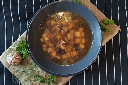 Суп-пюре из шампиньонов