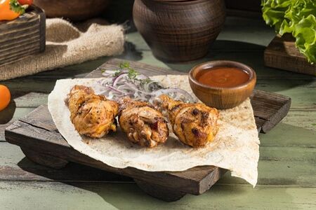 Шашлык из куриной голени