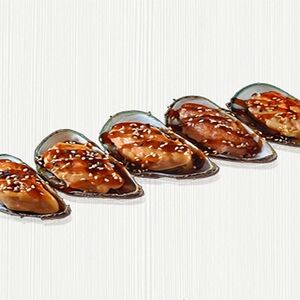 Запечённые мидии