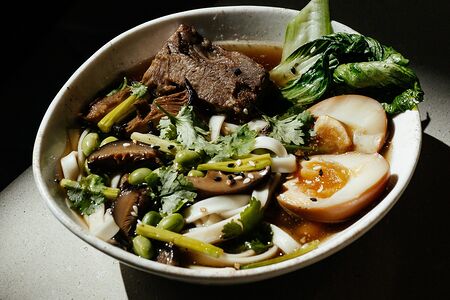 Рамен со свиным ребром