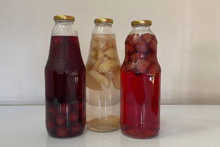 Компот домашний персиковый