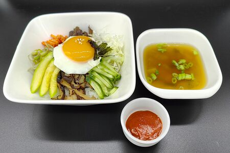 Комбо Пибимпаб и Мисо-суп