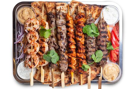 Ассорти из шашлычков на компанию