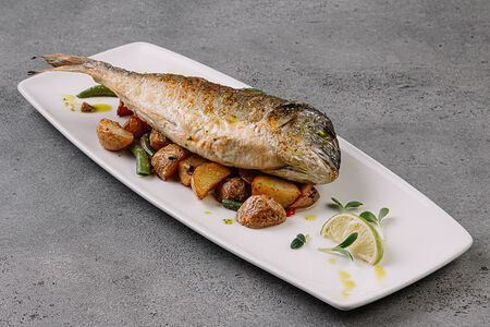 Дорадо на гриле