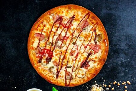 Пицца Четыре мяса 28 см