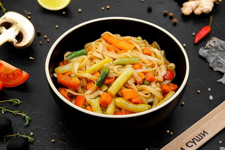 Удон с овощами