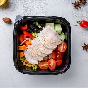 Салат с курицей 