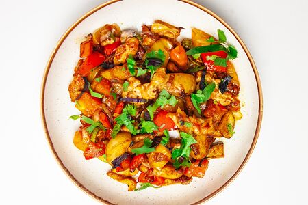 Курица с овощами